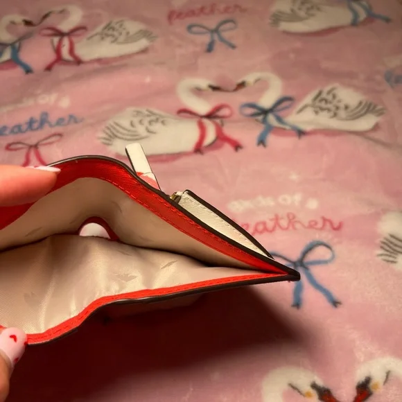 Kate Spade White Wallet with Strawberry Design - Picture 4 of 4